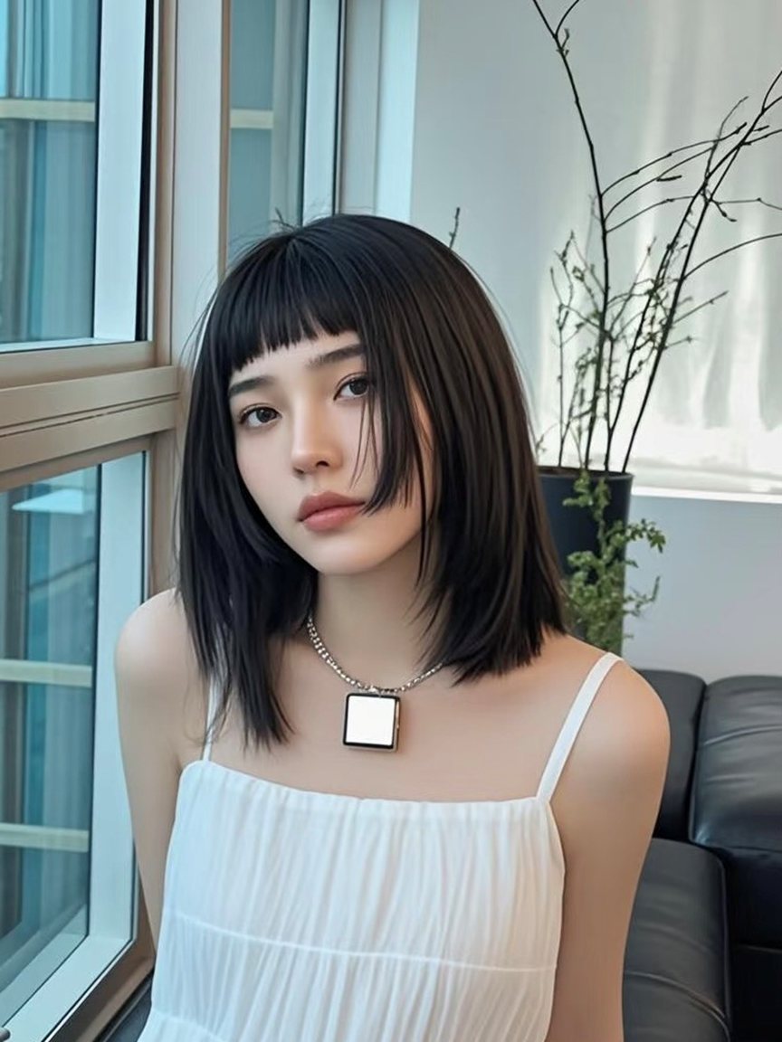 公主切短髮適合臉型1：鵝蛋臉/瓜子臉