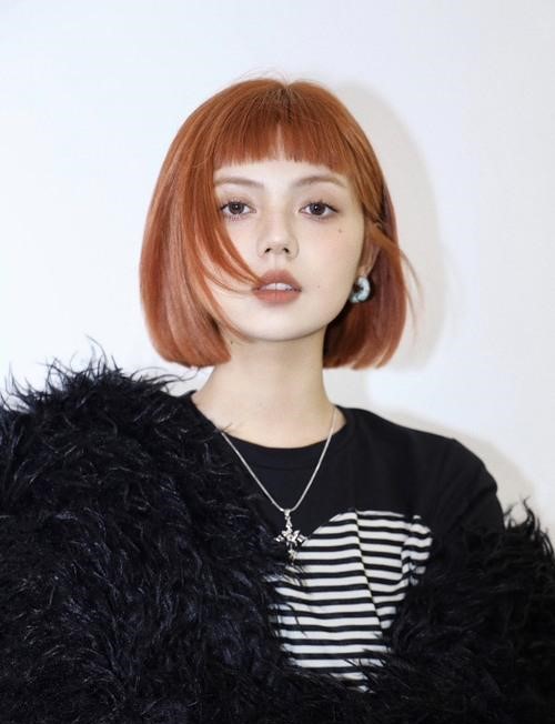 秋冬髮色推薦 肉桂橘棕