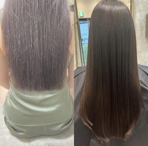 頭髮毛躁療程第二步:填補