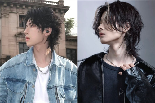 短髮造型男士推薦-狼尾頭