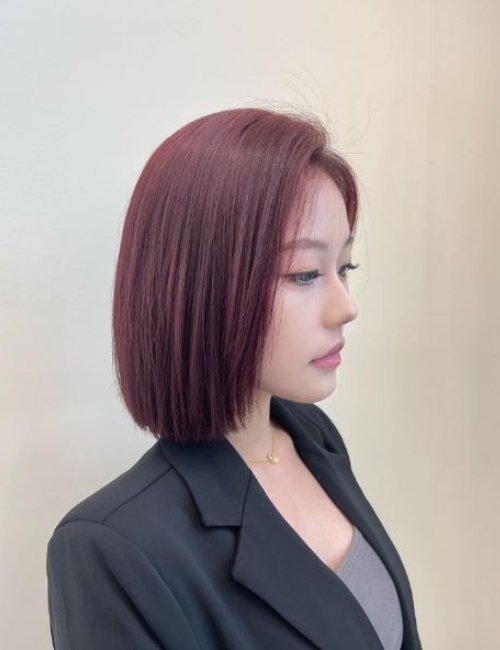 秋冬髮色推薦 莓果棕