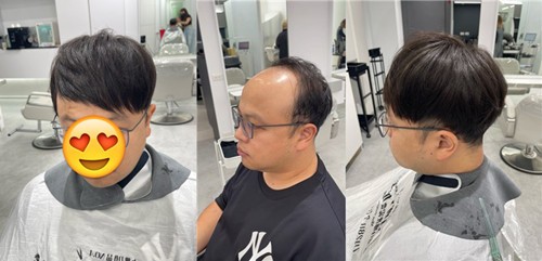 M型禿造型推薦-台中電話亭美髮沙龍逢甲店