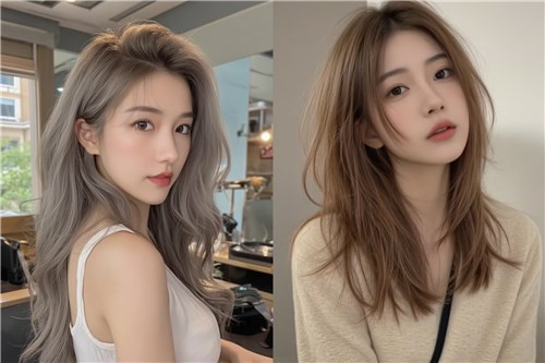 霧感灰棕與冷調透明系特殊色染髮