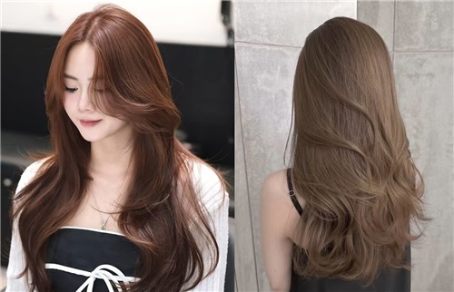 玫瑰茶棕與暖色調顯白特殊色染髮