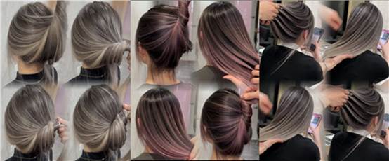 歐美系線條染與巴黎畫染特殊色染髮