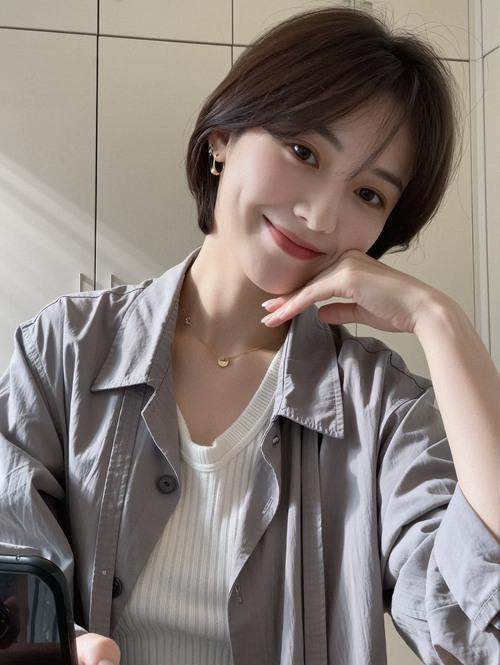 短頭髮染髮色溫判斷