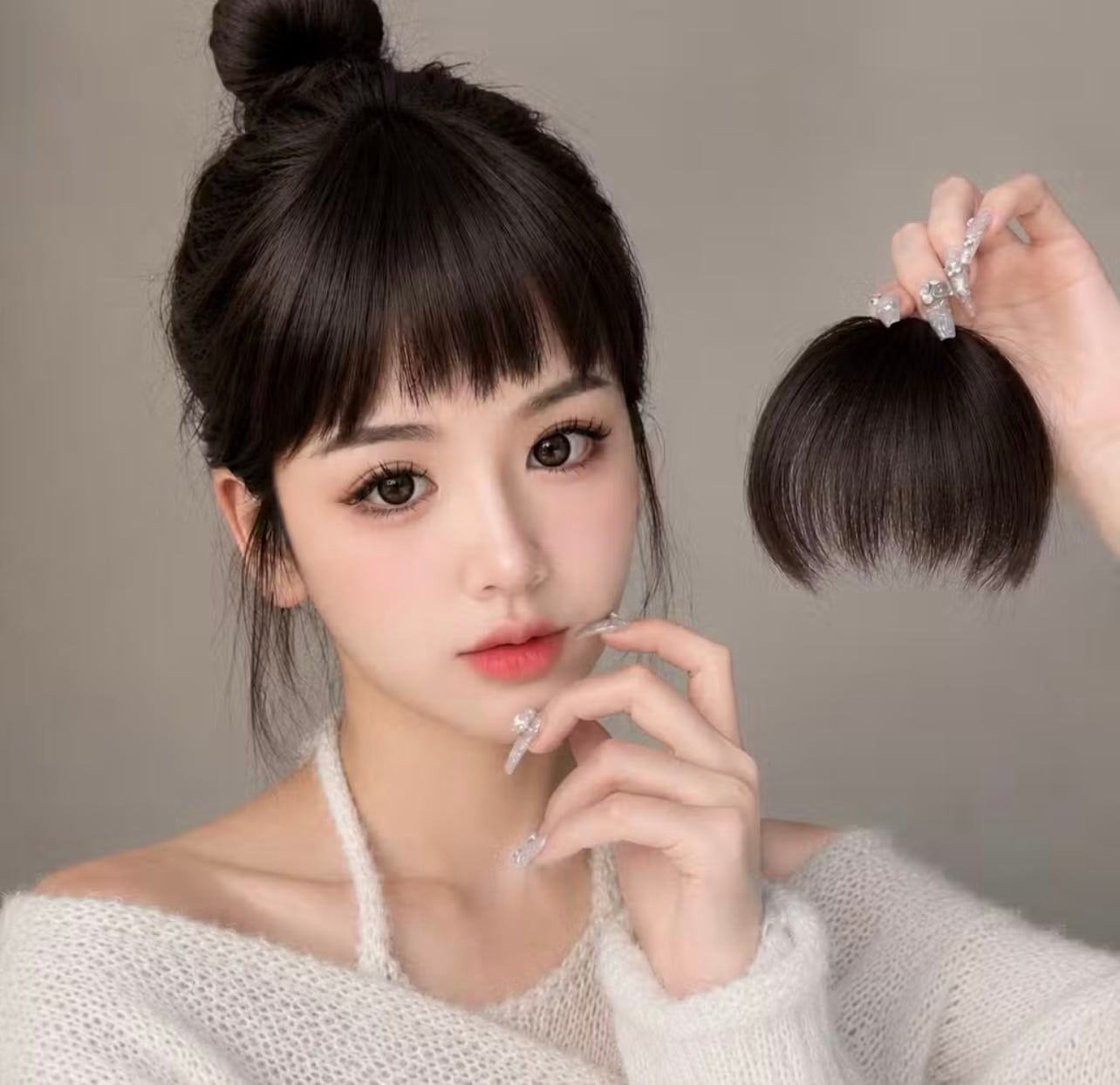 厚瀏海髮片