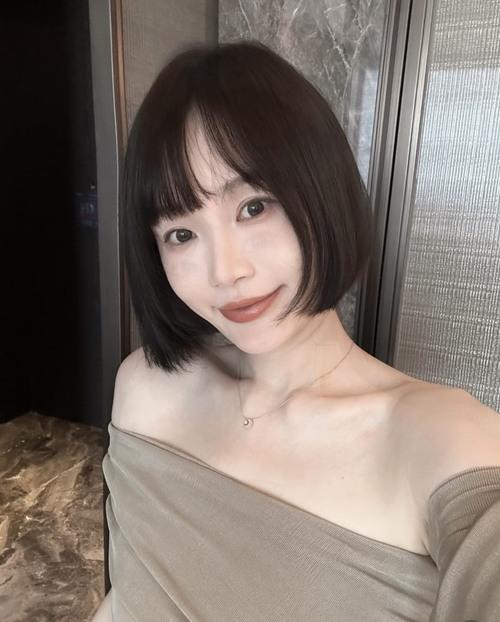 短頭髮染髮低調色